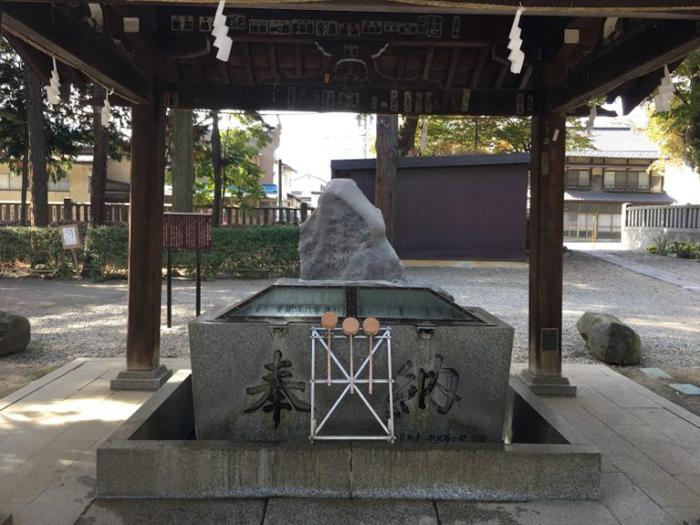 武水別神社の手水舎