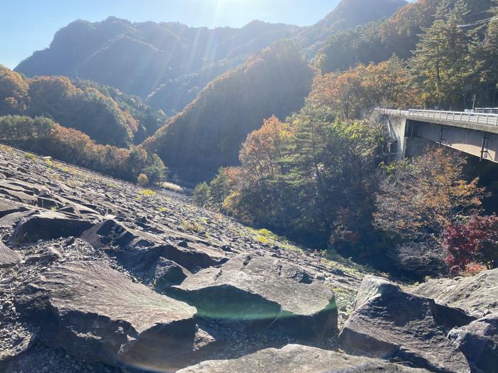 山梨県甲府市にある荒川ダム