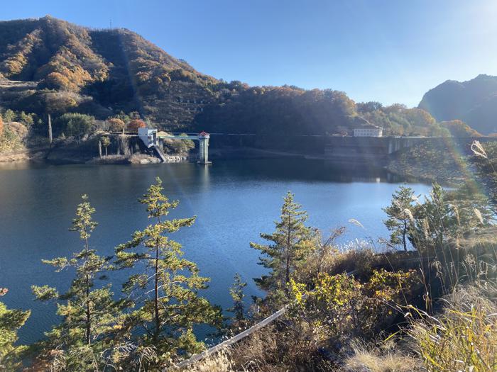 山梨県甲府市にある荒川ダム