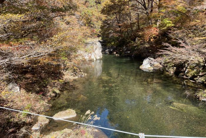 山梨県甲府市にある昇仙峡の愛のかけ橋